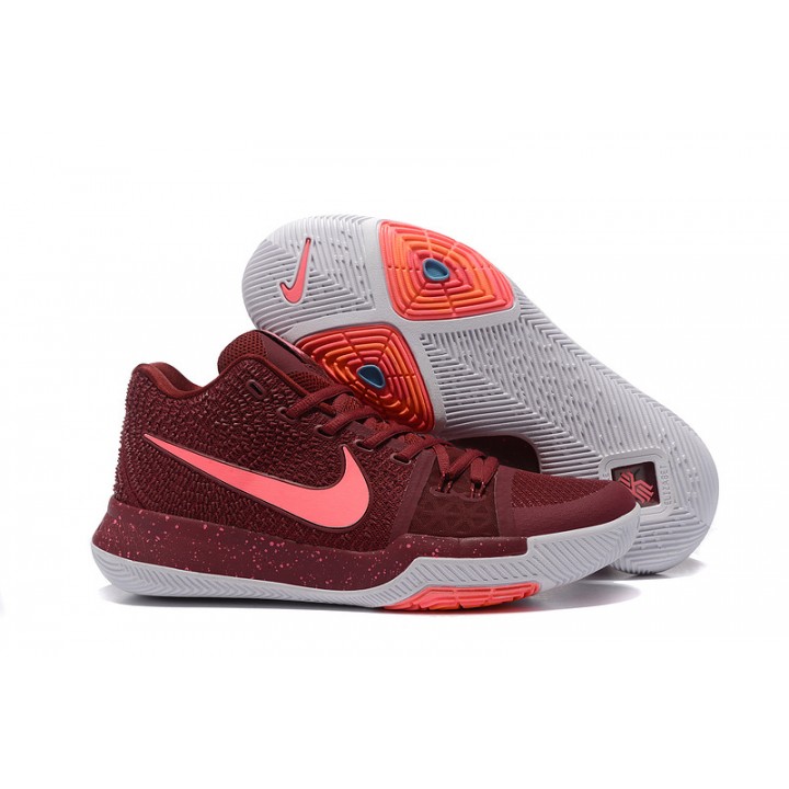 Баскетбольные кроссовки Nike Kyrie Irving 3 dark red цены. Купить